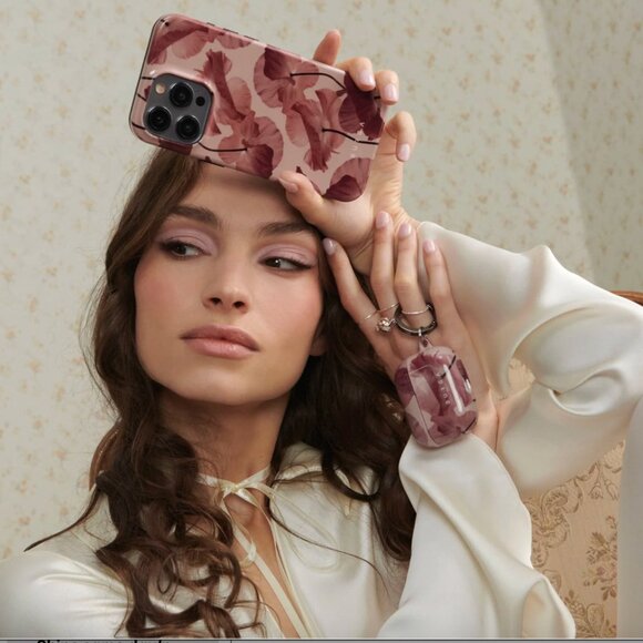 Burga iPhone 15 ProMax phone case w/ coordinating ring in Tender Kiss - Picture 1 of 5